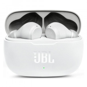 Casti In-Ear Wireless, BT 5.0, Microfon, Siri, JBL (Wave 200) - Alb - Img 5