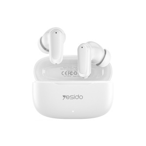 Casti wireless, Bluetooth 5.4, Stereo, 250mAh, In-Ear, Yesido, Alb