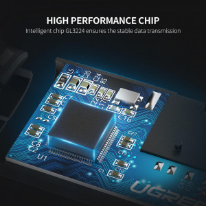 Cititor de Carduri tip C, SD, TF, 5Gbps, Ugreen CM184, Gri - Img 7