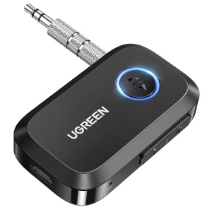 Convertor Audio Jack 3.5mm cu Microfon, Bluetooth 5.3, Ugreen, Negru