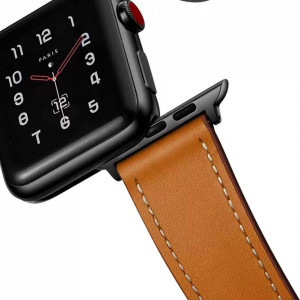 Curea Apple Watch (38mm / 40 mm / 41 mm), Techsuit W033 - Negru - Img 4