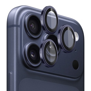 Folie Camera pentru iPhone 17 Pro / iPhone 17Pro Max, Sapphire Crystal Original Lens Glass Blueo, Protectie camera telefon, Albastru