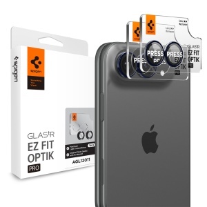 Folie Camera pentru iPhone Duo (set 2) - Spigen Glas.tR Optik EZ Fit Pro - Night Sky