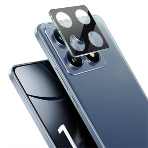 Folie camera pentru Xiaomi 14T Pro, SKYDDAR INNOVATION, Camera Glass Negru, set cu sticker