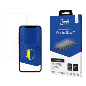 Folie pentru iPhone 12 Pro Max din silicon, 3mk FlexibleGlass, Transparent