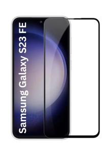 Folie pentru Samsung Galaxy S23 FE, SKYDDAR INNOVATION, Sticla Securizata, Ultra HD, Protectie 111D, Montare Simplă, Transparent, set cu sticker