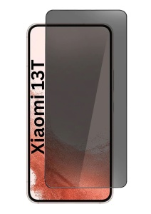 Folie pentru Xiaomi 13T / 13T Pro, Anti-spy Ultra HD, Protectie 9H, Montare Simplă, 111D, Privacy, set cu sticker