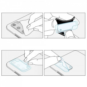 Folie Samsung Galaxy S20 Plus, IDGL Camera Glass (3 pack), Ringke - Clear - Img 6