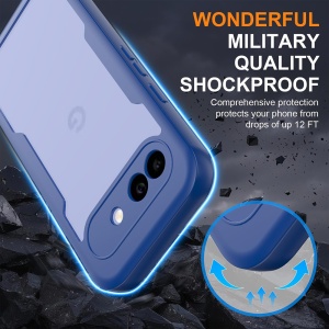 Husa 360° Google Pixel 10a, SKYDDAR INNOVATION, [Pachet 360°] ColorVerse, set cu sticker, Albastru - Img 4