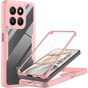 Husa 360° Honor 400 Smart / X7d 4G, SKYDDAR INNOVATION, [Pachet 360°] ColorVerse, set cu sticker, Roz