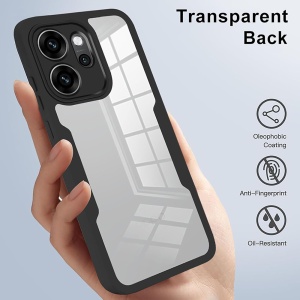 Husa 360° Oppo Reno14 FS 5G / Reno14 F, SKYDDAR INNOVATION, [Pachet 360°] ColorVerse, set cu sticker, Albastru - Img 6
