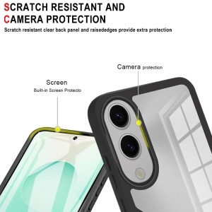 Husa 360° Samsung Galaxy S25 Edge, SKYDDAR INNOVATION, [Pachet 360°] ColorVerse, Roz, set cu sticker - Img 7