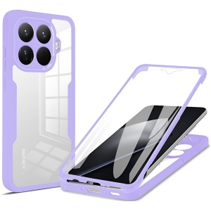Husa 360° Xiaomi 15T Pro, SKYDDAR INNOVATION, [Pachet 360°] ColorVerse, set cu sticker, Mov