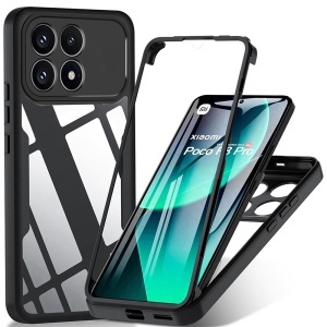 Husa 360° Xiaomi Poco F8 Pro, SKYDDAR INNOVATION, [Pachet 360°] ColorVerse, set cu sticker, Negru