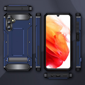 Husa antisoc Samsung Galaxy A14 4G / A14 5G cu suport birou, Techsuit Kickstand - Albastru - Img 2