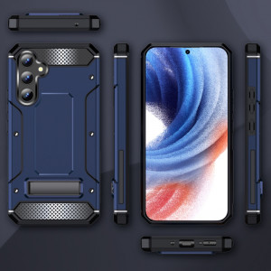 Husa antisoc Samsung Galaxy A54 cu suport birou, Techsuit Kickstand - Albastru - Img 2