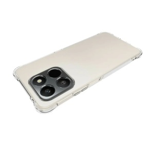 Husa Honor 400 Smart / X7d din Silicon, Protectie colturi, set sticker, Anti Soc, Transparent - Img 2