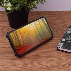 Husa iPhone 12 / 12 Pro, Antisoc, Suport Birou, Blazor Series, Camo Black - Img 4