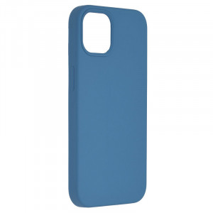 Husa iPhone 13 din silicon moale, Techsuit Soft Edge - Denim Blue - Img 2