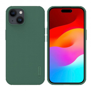 Husa iPhone 15 Plus, Nillkin Super Frosted Shield Pro - Deep Green - Img 1