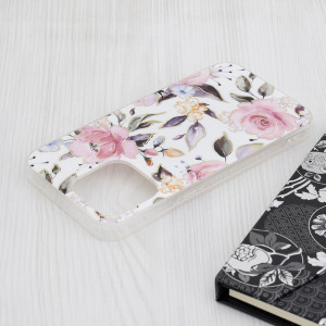 Husa iPhone 15 Pro Max Marble Series, Techsuit - Chloe White - Img 4