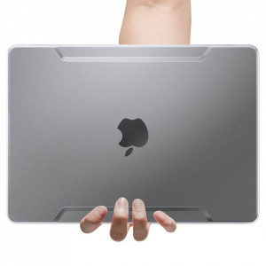Husa laptop Macbook Air 13", Spigen Thin Fit - Crystal Clear - Img 7