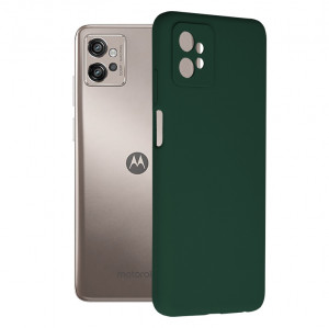 Husa Motorola Moto G32 din silicon moale, Techsuit Soft Edge - Verde