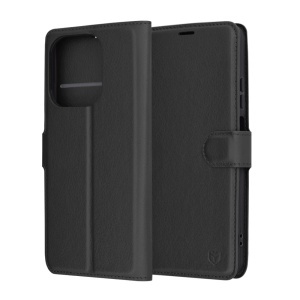 Husa Oppo A40 4G / A60 5G tip Carte, cu Portofel Interior, Finisaje Premium, SKYDDAR Leather Wallet - Negru - Img 5
