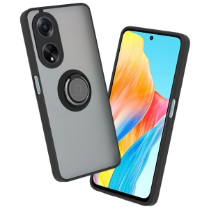 Husă Oppo A98 5G SKYDDAR Glinth+ cu Inel Rotativ 360°, Compatibilitate Magnetică, Absorbție Șocuri, Design Subțire și Elegant - Negru
