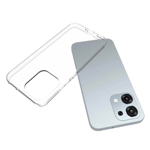 Husa Oppo Reno A6 Pro 5G din silicon transparent, set cu sticker, ClearGuard, Transparenta - Img 4