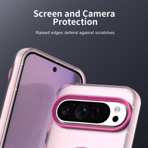 Husa pentru Google Pixel 10 / Pixel 10 Pro, MagSafe, Antisoc, set cu sticker, CandyCase, Roz - Img 6