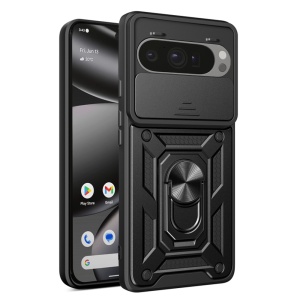 Husa pentru Google Pixel 10 Pro XL, SKYDDAR INNOVATION, CamShield, Negru, set cu sticker