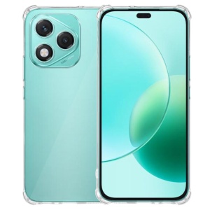 Husa pentru Honor 400 Lite, SKYDDAR INNOVATION, Shockproof Clear Silicone, Slim Silicon, Transparenta, set cu sticker - Img 1