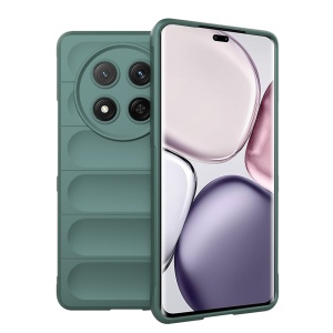 Husa pentru Honor Magic 7 Lite / X9c, SKYDDAR INNOVATION, Magic Shield, din Silicon Mat, set cu sticker, Verde
