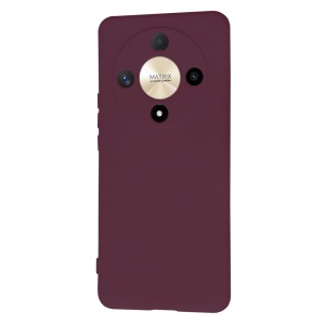 Husa pentru Honor Magic6 Lite din Silicon Catifelat, Protectie Premium, Skyddar SoftElegance - Bordo - Img 3