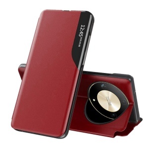 Husa pentru Honor Magic6 Lite, tip carte, set cu sticker, eFold, Rosu