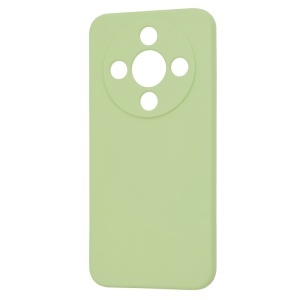 Husa pentru Honor Magic8 Lite, SKYDDAR INNOVATION, din Silicon Catifelat, SoftElegance, set cu sticker, Verde - Img 4
