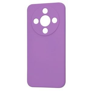 Husa pentru Honor Magic8 Lite, SKYDDAR INNOVATION, din Silicon Catifelat, SoftElegance, set cu sticker, Mov - Img 4