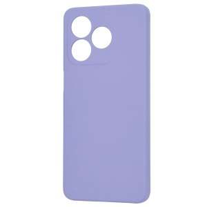 Husa pentru Honor X5c Plus, SKYDDAR INNOVATION, din Silicon Catifelat, SoftElegance, set cu sticker, Violet - Img 3