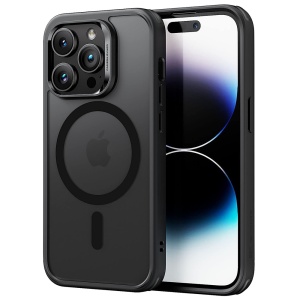 Husa pentru iPhone 14 Pro, slim, ESR Classic Hybrid HaloLock, Negru frost