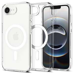 Husa pentru iPhone 16e, Ultra Hybrid T MagSafe, Spigen, Alb