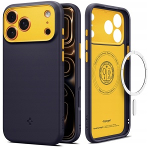 Husa pentru iPhone 17 Pro, Caseology Nano Pop Magsafe, Spigen, Mov
