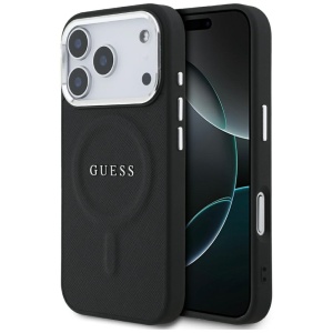 Husa pentru iPhone 17 Pro, Hardcase Classic Logo MagSafe, Negru