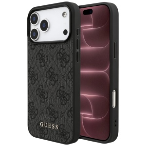 Husa pentru iPhone 18 Pro Max / iPhone 17 Pro Max - Guess Hardcase 4G Classic Logo - Black