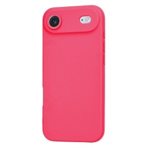 Husa pentru iPhone Air, SKYDDAR INNOVATION, din Silicon Catifelat, SoftFlex Magsafe, set cu sticker, Fucsia - Img 8