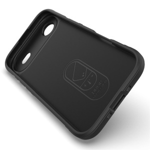 Husa pentru iPhone Air, SKYDDAR INNOVATION, Magic Shield, din Silicon Mat, set cu sticker, Negru - Img 4
