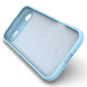 Husa pentru iPhone Air, SKYDDAR INNOVATION, Magic Shield, din Silicon Mat, set cu sticker, Mov - Img 4