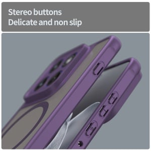Husa pentru Motorola Edge 70, SKYDDAR INNOVATION, HaloFrost MagSafe II, Antisoc, set cu sticker, Mov - Img 6