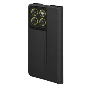 Husa pentru Motorola Edge 70, SKYDDAR INNOVATION, Magskin Book, tip Carte cu Portofel Interior, set cu sticker, Negru - Img 6