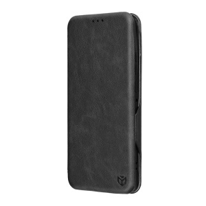 Husa pentru Motorola Edge 70, SKYDDAR INNOVATION, Safe Wallet tip carte din Piele Ecologica, Suport Carduri, Inchidere Magnetica, set cu sticker, Negru - Img 4
